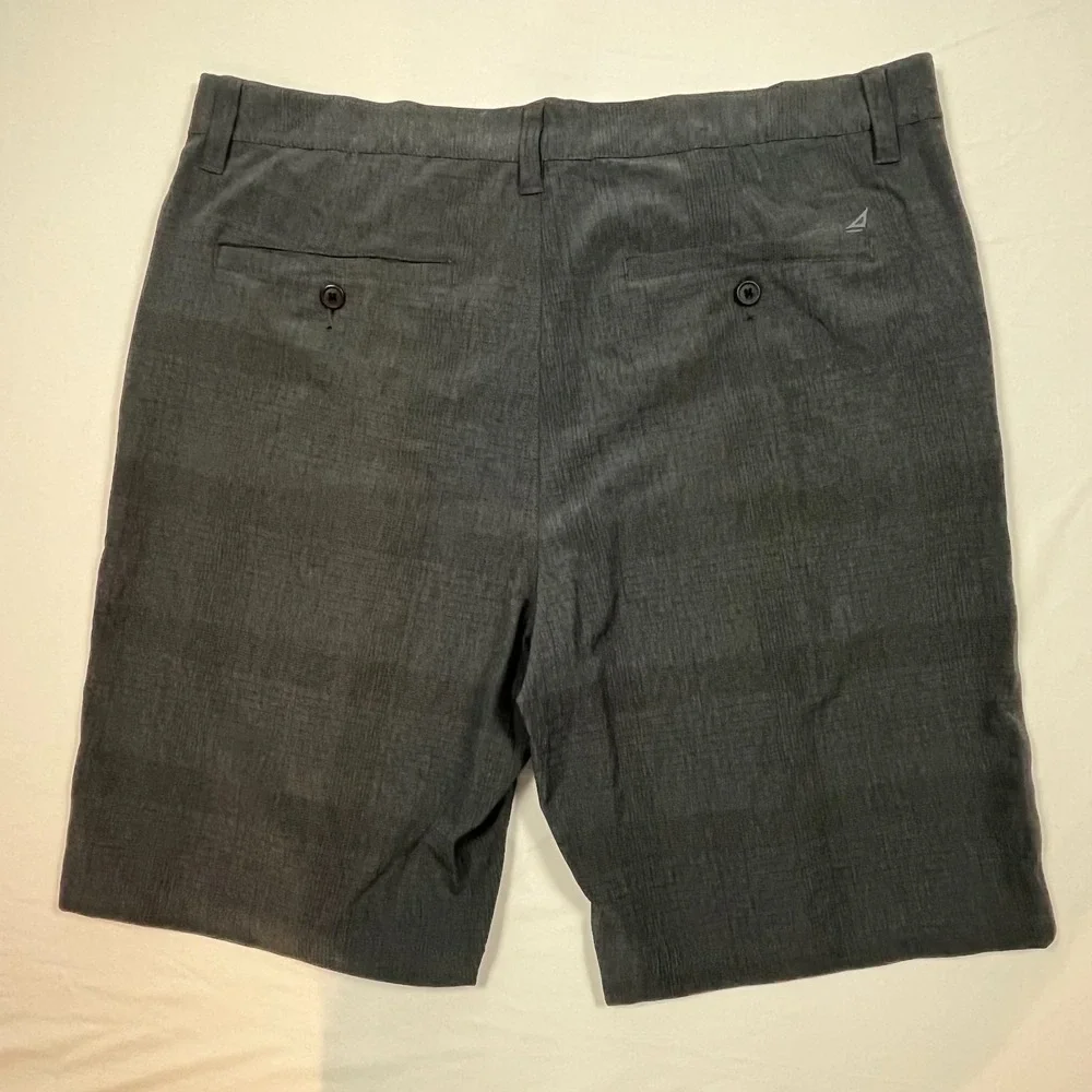 Atlantis Weathergear Shorts W 38 Charcoal Plaid Performance Fishing Hiking Short
